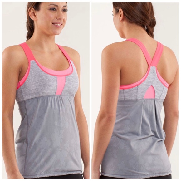 lululemon athletica Tops - Lululemon | Fossil Flash Run: Stuff Your Bra Tank